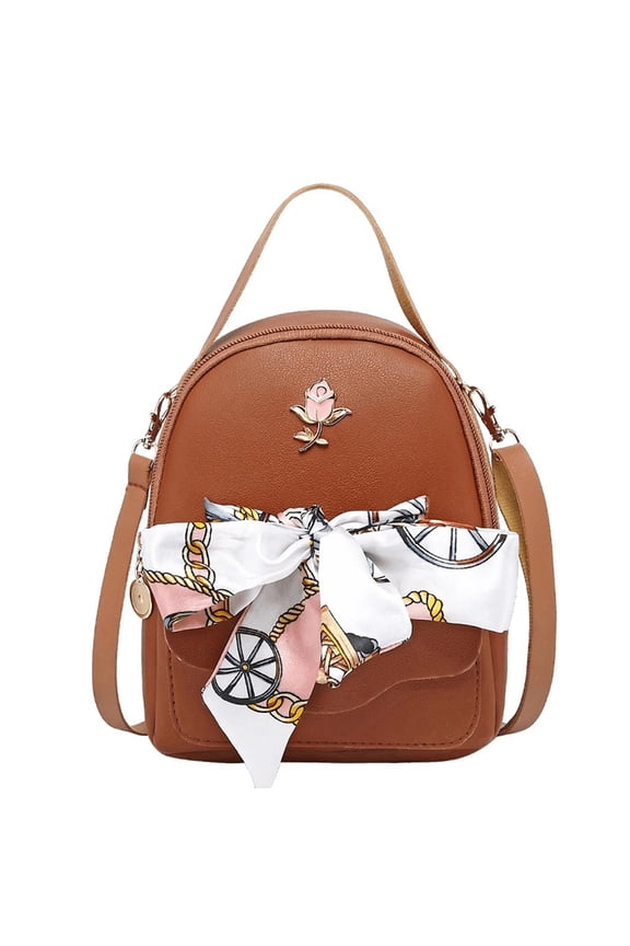 Computer Backpack for Women Laptop Backpack Small Gym Backpack Casual Backpack Women's Leather Backpack Lap Top Backpack Outdoors Backpack, Brown