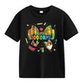 thumbnail image 1 of HIPYLO Cute Graphic Tees Cute Tops for Girls 10-12 Girls Clothes Size 10 12 Trendy Boys White Button Up Shirt Boys Yellow Shirt Graphic Shirts Plaid Shirt for Boys Girls Shirts 12-14 Kids, 1 of 8
