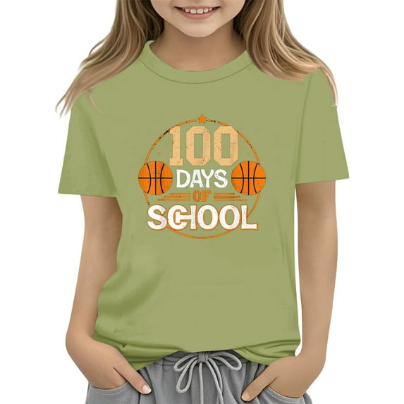 HIPYLO Cute Graphic Tees for Teen Girls Baby Girls' Tops 7t Girls Clothes Red Collared Shirt Boys Sweat Shirts for Boys 3t Shirts Boys White T Shirts Size 10-12 White Shirt Girls 4t White Tshirt