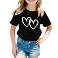 thumbnail image 1 of HIPYLO Dance Tops White Tshirt Kids Teen Girl Shirts Plaid Shirts Tie Dye Shirts Girls Clothes Size 14-16 4t Clothes Preppy Clothes, 1 of 8
