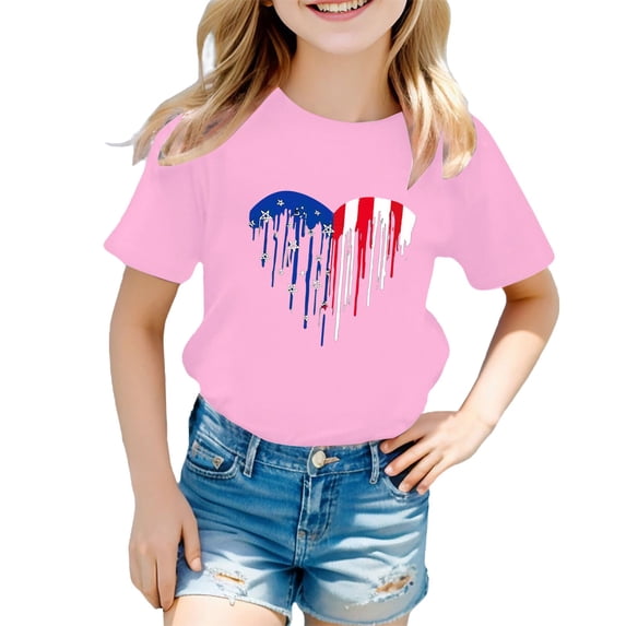 HIPYLO Easter Tshirts for Kids Girls Size 12 Tops Plus Size Easter Shirt Girls Vests 8-10 Easter Toddler Girl 11 Year Old Girl Clothes Children