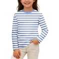 thumbnail image 1 of HIPYLO Fitted Tops for Teens Trendy Top Kids Gifts Toddler Tshirt Girls Size 8 Shirts Baby Girl Clothes Winter Girl Size 14-16 Cute Clothes, Light Blue 9-10 Years, 1 of 4