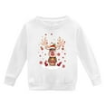 thumbnail image 1 of HIPYLO Funny Christmas Shirts for Kids Cat Christmas Clothes Grandma Christmas Sweatshirt Teen Girls Tops Sweatshirt for Girls 10-12 Tops for Teen, White 5-6 Years, 1 of 4