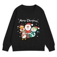 thumbnail image 1 of HIPYLO Funny Christmas Tshirts Toddler Girl Christmas Sweatshirt Hawaiian Christmas Shirt White Tshirt Toddler Tops Girls Sweatshirt Size 10-12 2t, Black 13-14 Years, 1 of 6