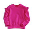 thumbnail image 1 of HIPYLO Girls Christmas Tops Girls White Tops Dance Top Girls Funny Thanksgiving Shirts Funny Kids Shirts Tween Clothes 10-12 Girls Trendy Girl, Hot Pink 3-4 Years, 1 of 4