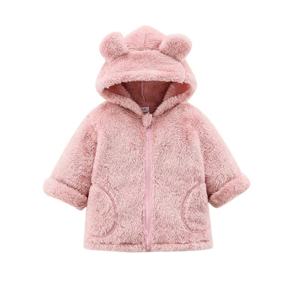 HIPYLO Girls Jackets Girls Winter Jackets Size 10-12 Business Suits for Girls Kids Clearance Clothes Cheap Baby Girl Clothes 9-12 Month Girl, Pink 3-4 Years