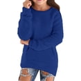 thumbnail image 1 of HIPYLO Girls Sweaters Teen Girl Clothes Fleece Sweatshirts Fall Winter Warm Furry Pullover Sweatshirt Long Sleeve Cute Trendy Plain Thick Tops Loose Fluffy Fuzzy Jumper Sweater, 1 of 5