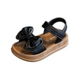 thumbnail image 1 of HIPYLO Girls White Sandals Size 10 Toddler Girl Shoes Big Kids Shoes Toddler Size 6 Shoes Youth Shoes Girls Size Shoes Baby Girl Size 3, Black 8-9 Years, 1 of 6