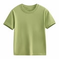 thumbnail image 1 of HIPYLO Girls White Tops Graphic Tees Teen Boys Clothing for Girls 10-12 Toddler Shirts Boys 4t Girl Shirts Size 10-12 Boys Soccer Shirts 8-10 Toddler White Shirt Tuxedo Shirt for Boys Girls, 1 of 6