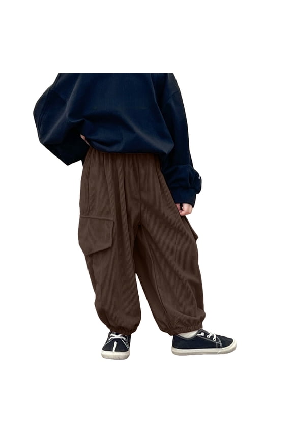 Gym Pants Infant Pants Plus Size Yoga Pants Thick Yoga Clothes Warmer Clothes for Teen Toddler Boy Clothes 18-24 Months, Coffee 18-24 Months