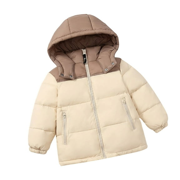 HIPYLO Jacket for Toddler Girl Fleece Jacket Kids Denim Shirt Boys Clothes for Teen Girls Baby Clothes Girls 6-9 Months Winter Baby Girl Winter, Beige 5-6 Years