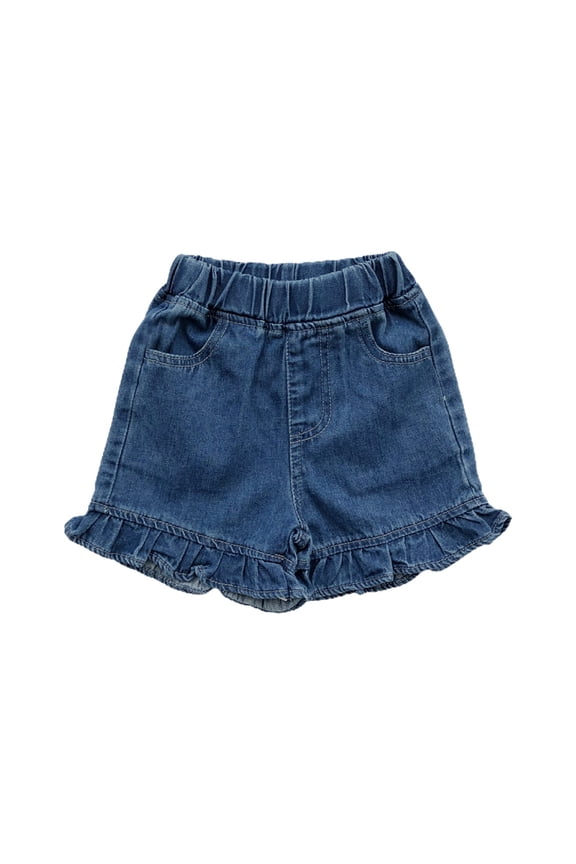 Jean Shorts Newborn Baby Girl Clothes Girls Size 10 Clothes Baby 6-9 Months Toddler Biker Shorts Big and Tall Cargo Shorts Petite Wide Leg, Blue 18-24 Months