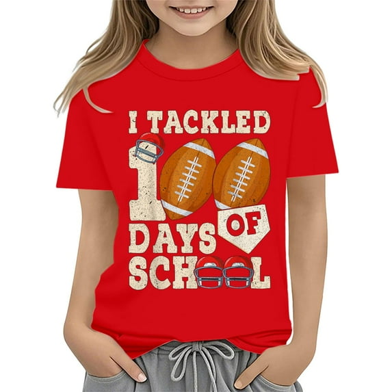 HIPYLO Little Girl Tops 3t Girl New Born Girl Clothes Black Shirts for Girls Boys White Tshirts Size 10-12 Toddler Boys Shirts 5t Undershirt for Short Sleeve Shirt Teen Girls Shirts Boys Red
