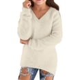 thumbnail image 1 of HIPYLO Long Sleeve Tops for Teens Girl Tops Size 10-12 2t Girl Girls Long Shirts Size 14-16 Girls Athletic Shirts Preppy Clothes Kids Girl Clothes, Beige 7-8 Years, 1 of 5