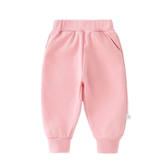 HIPYLO Loose Pants Flared Pants Baby Pants 6-9 Months Wide Pants Boy Clothes 24 Months Cute Clothes for Teens Toddler Boys Clothes, Pink 3-4 Years