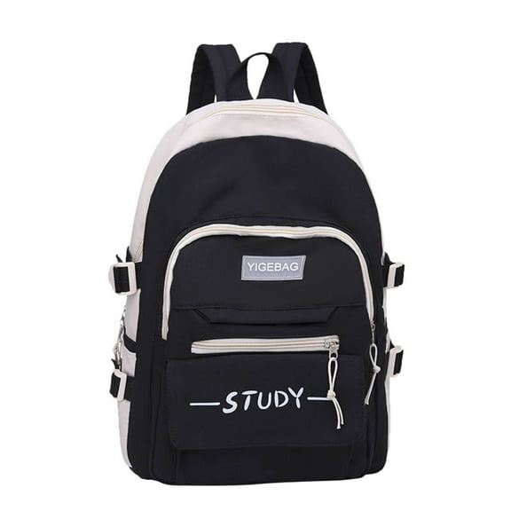 HIPYLO Neoprene Backpack Work Backpack for Women Professional Everyday Backpack Business Travel Backpack Mochila De Viaje Para Hombre Women Bookbag, Black One Size