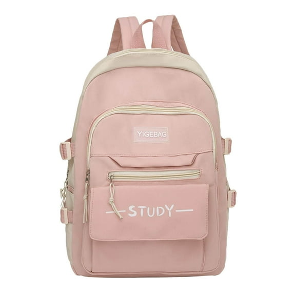 HIPYLO Neoprene Backpack Work Backpack for Women Professional Everyday Backpack Business Travel Backpack Mochila De Viaje Para Hombre Women Bookbag, Pink One Size