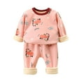thumbnail image 1 of HIPYLO Newborn Coming Home Outfit Boy My First New Years Baby Girl Outfit 2025 Girls Black Jumpsuit 12 Year-old Girl Gifts Toddler Boy Dress Clothes, Pink 2-3 Years, 1 of 3