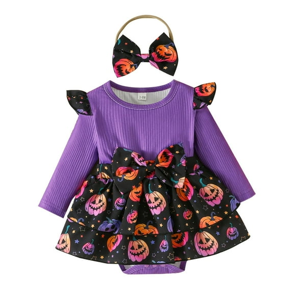 HIPYLO Orange Onesie Baby Girl Pumpkin Onesie Boys 4t Outfits Baby Overalls Christmas Outfits for Baby Girls Boy Clothes 4t Little Girls Clothes Size