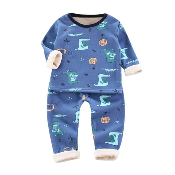 HIPYLO Pajamas for Boys Size 10-12 Kids Onesie Pajamas Newborn Boy Clothes Size 4t Boys Clothes Fleece Sleepers Baby Bodysuit Teen Robe, Blue 4-5 Years