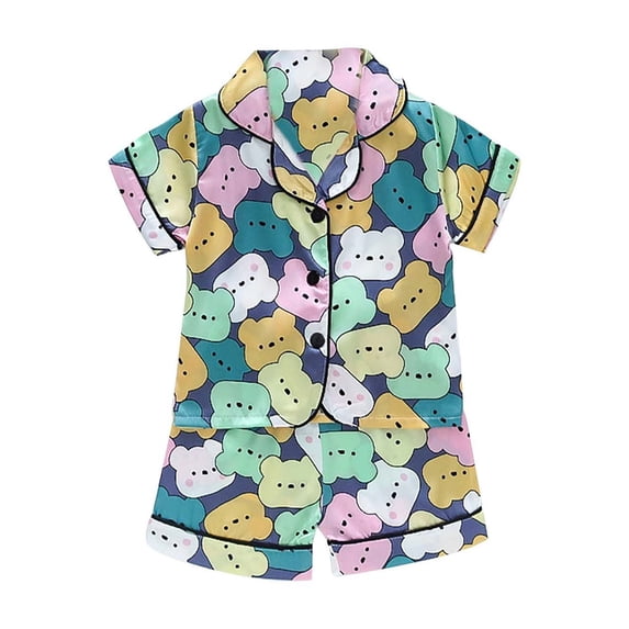HIPYLO Pajamas for Girls 6-7 Matching Christmas Pajamas Family Size 14 Girls Clothes Long Sleeve Onesies 18-24 Months Boy Robes for Kids 8-10 Boys, Green 12-18 Months
