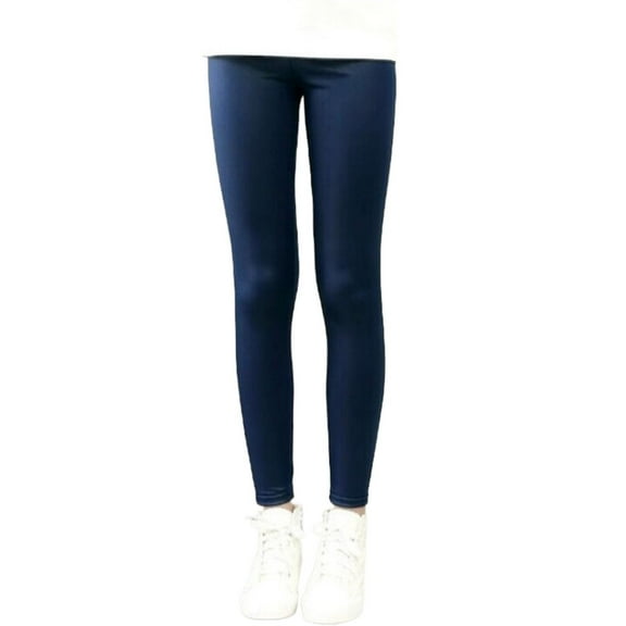 HIPYLO Plus Size Black Leggings Girls Tights 7-8 Translucent Tights Girls Footless Tights Gift for 12 Year Old Girl Girls Christmas Gifts Clothing, Navy 8-10 Years