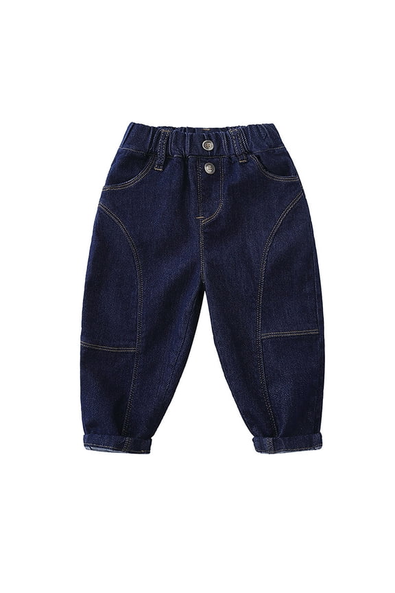 Plus Size Petite Jeans Loose Jeans Baggy Jeans for Girls 10-12 Brown Yoga Pants Flare Pants for Boy 3t Clothes Baby Girl Gifts New Years Eve, Blue 9-10 Years