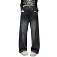 thumbnail image 1 of HIPYLO Short Jeans Country Jeans Baggy Pants Para Niños Girls Size 18/20 Clothes Preppy Clothes for Girls 9 Year Old Girl Clothes, Black 10-11 Years, 1 of 9