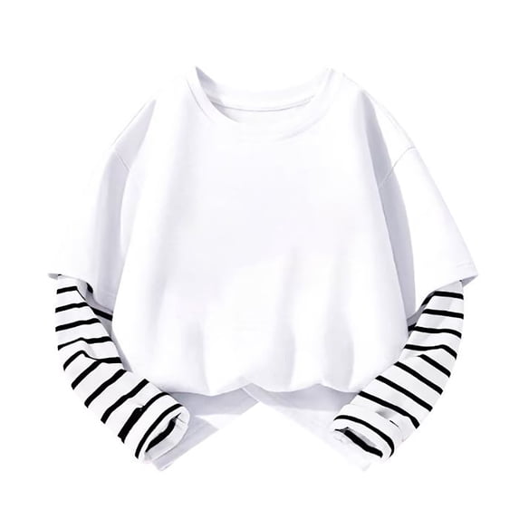 HIPYLO Teen Girls Graphic Tees Red Top for Girls Cute Tops Teens Long Sleeve Girls Shirts Tee Shirt Tween Girl Clothes Trendy Clothes for Teen Girl, White 13-14 Years