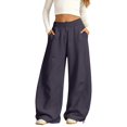 thumbnail image 1 of HIPYLO Teen Oversized Wide Leg Pants with High Waistband Tween Sweatpants for Girls in Flowy Fabric Girls Pants, 1 of 6
