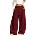 thumbnail image 1 of HIPYLO Teen Oversized Wide Leg Pants with High Waistband Tween Sweatpants for Girls in Flowy Fabric Girls Pants, 1 of 6