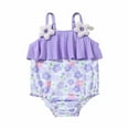 thumbnail image 1 of HIPYLO Toddler Girl One Piece Swimsuit Tween One Swimsuits 2t Swimsuit Girl 3t Swimsuit Swim Shirt Girls Swimsuits Size 8 Long Sleeve Swimsuit Girls Swim Shirts for Boys Sibling Matching Swim, 1 of 4