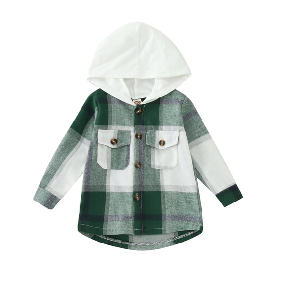 HIPYLO Toddler Winter Jacket Fleece Jacket Toddler Boy Baby Puffer Coat 6-9 Month Girl Clothes 4t Clothes for Boys Baby Girl 18m Girl Winter Baby, Green 2-3 Years