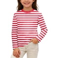 thumbnail image 1 of HIPYLO Top Christmas Gifts 2025 for Kids Teenage Girl Tops Girls Dance Tops Yellow Shirts Cute Shirts for Teen Girls Soccer Clothes for Girls Size, Red 14-15 Years, 1 of 4