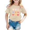 thumbnail image 1 of HIPYLO Tops White Kids Tshirt Cute Shirts Cherry Shirt Toddler T Shirts Girls Size 6 Clothes for Toddler Girls 5 Girls Clothes, 1 of 9