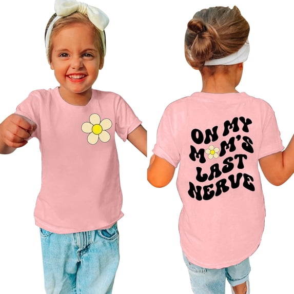 HIPYLO Tops for Girls 10-12 Graphic Tees for Teen Girls T-shirts Bunny Shirt Toddler Girl Undershirts Little Girls Clothes for 11 Year Old Girls Y2k