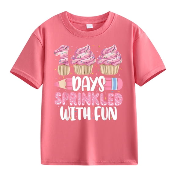 HIPYLO White Top for Girls Tank Tops Size 6 4t-5t Boys Clothes Girls Plain Sweatshirt Cute Tight Shirts Short N Sweet Shirt Boys 5t Shirt Boy Shirts Teen Tshirts Boys