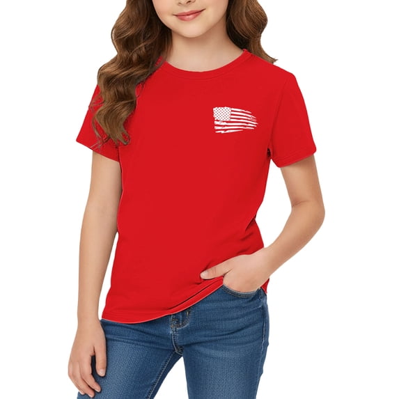 HIPYLO White Top Girls Tops Size 10 Little Girls Girls Shirts Size 10-12 Number Shirt Clothes Girl Clothes Size 6 Little Clothes 6-7, 6-7 Years