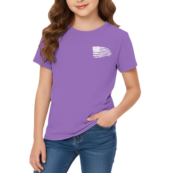 HIPYLO White Top Girls Tops Size 10 Little Girls Girls Shirts Size 10-12 Number Shirt Clothes Girl Clothes Size 6 Little Clothes 6-7, 6-7 Years