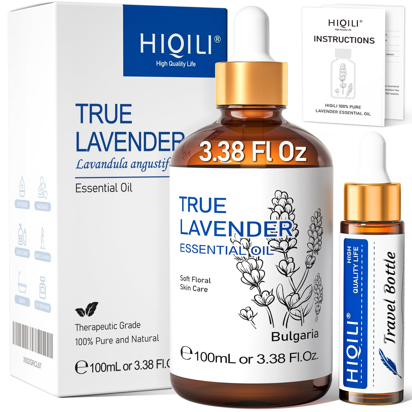 Asli Pure Natural Body Care — Lavender Musk Hair & Body Oil