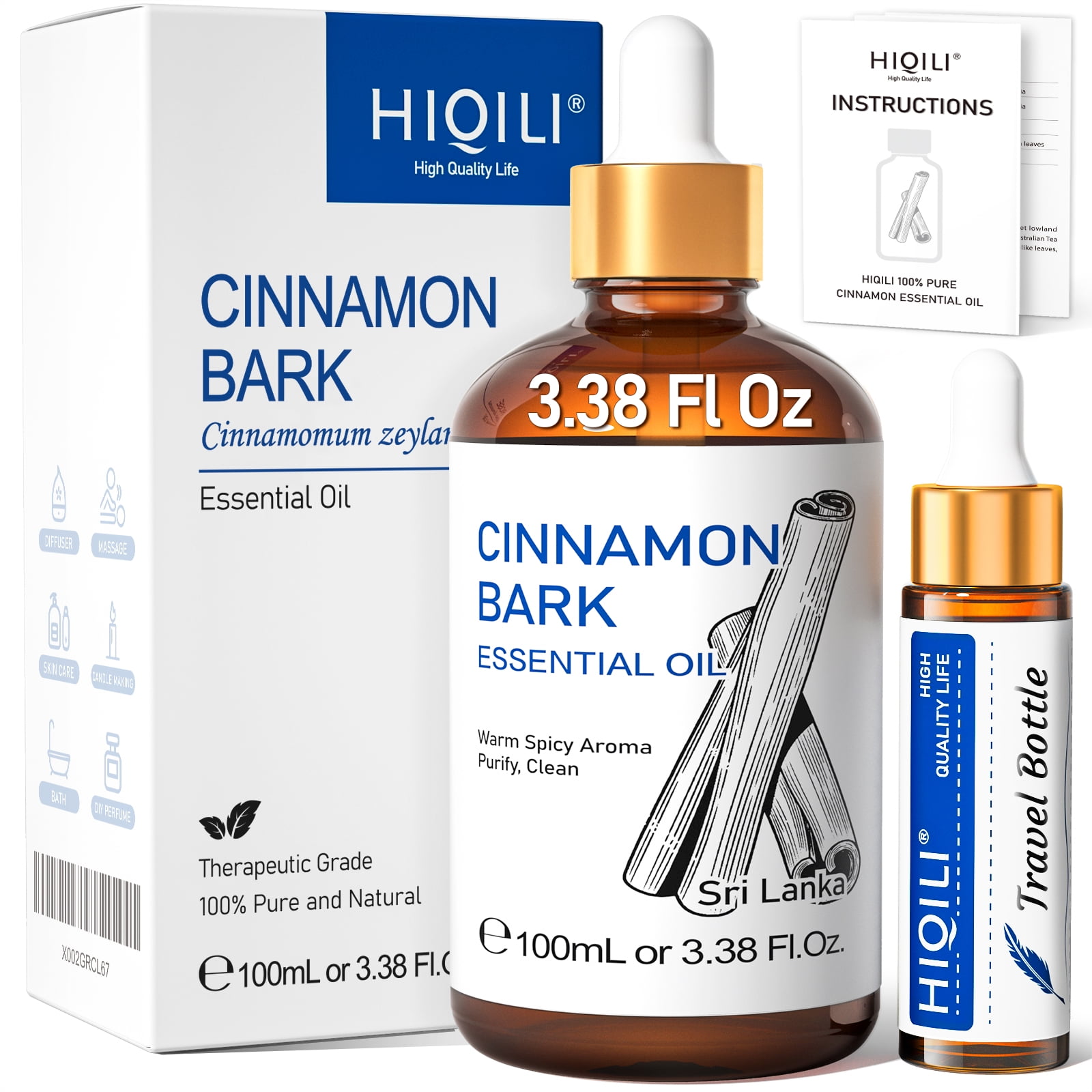 Cinnamon Rosemary Herbal Hair Oil, Growth serum, Hair Growth, Cinnamon Hair  Oil - Asha + Miel Body Care