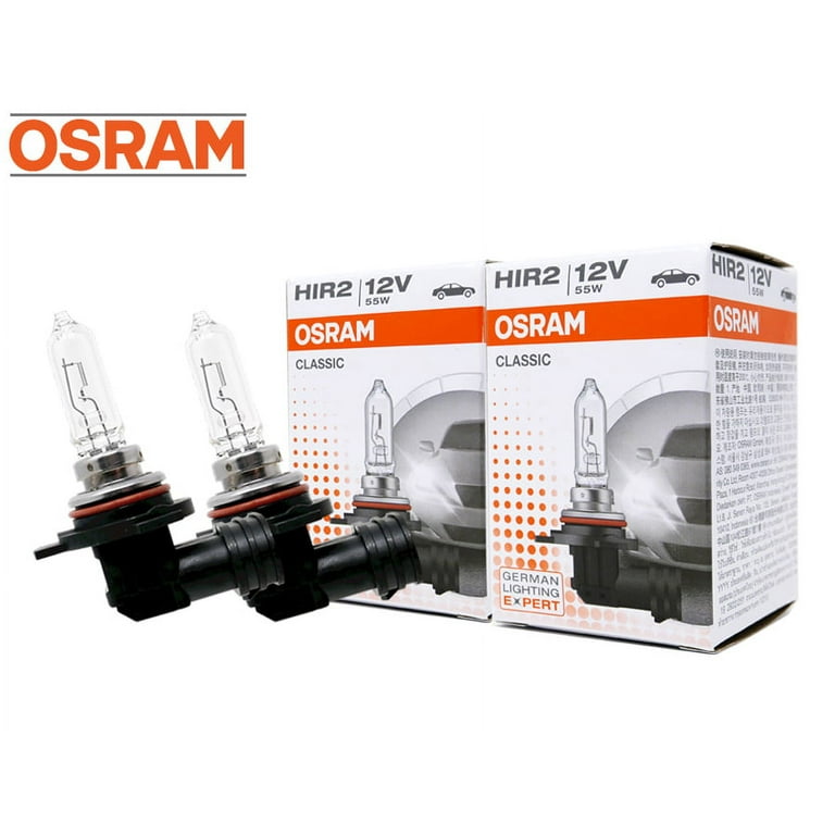 HIR2 (9012): Osram Classic Standard Halogen OEM Bulb 9012 PX22d (Pack of 2)  