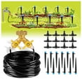 HIRALIY 50ft Drip Irrigation Kit HYZ01 Plant Watering System 8x5mm