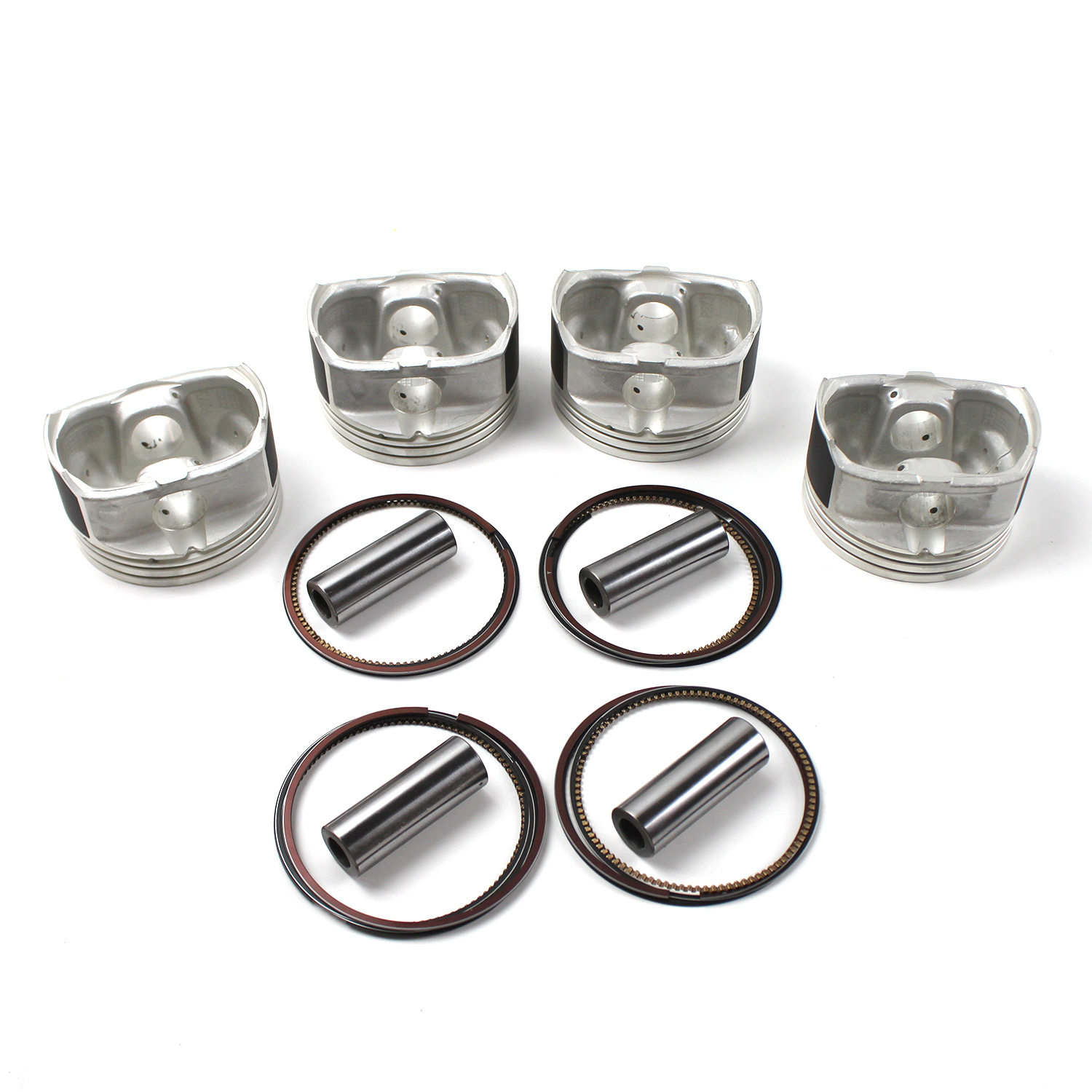 HIRINTOL 4pcs Engine Pistons Rings Set For 20072019 Hyundai Kia Sonata Sorento G4KE 2.4L 23410-2G200