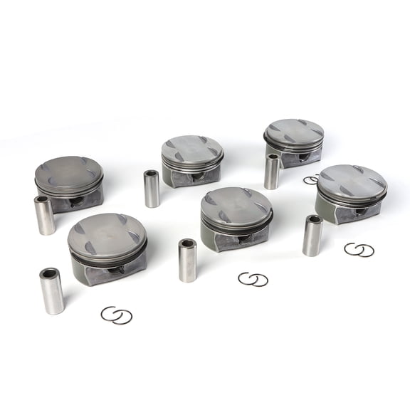 HIRINTOL 6pcs Piston & Ring 92.9mm 22mm For Mercedes-Benz CLK350 C350 E350 GLK350 3.5 M272 2720308917