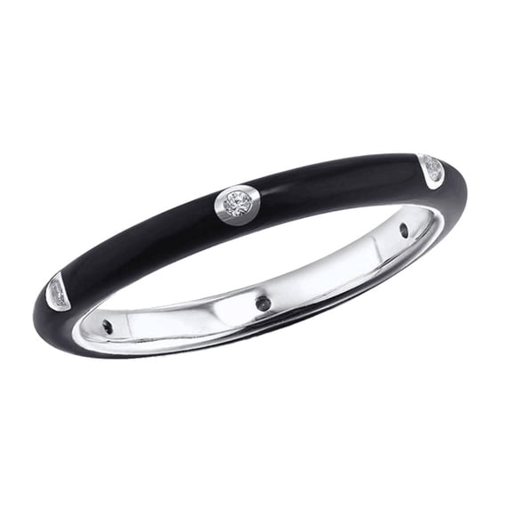 Silver Pickup Rings HIRPLIS Candy Color Enamel Stackable Rings for Women Dainty Thin Band ...