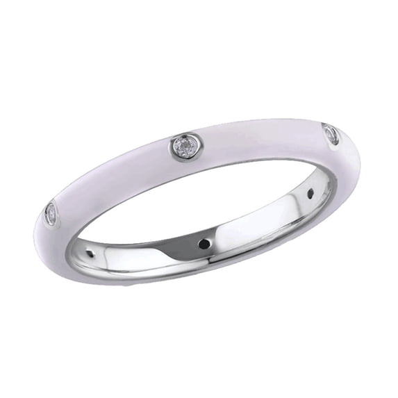 Silver Pickup Rings HIRPLIS Candy Color Enamel Stackable Rings for Women Dainty Thin Band ...