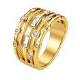 Wide Looking Rings HIRPLIS Geometric Wide Band Ring for Women Multi Layer Openwork Woven ...
