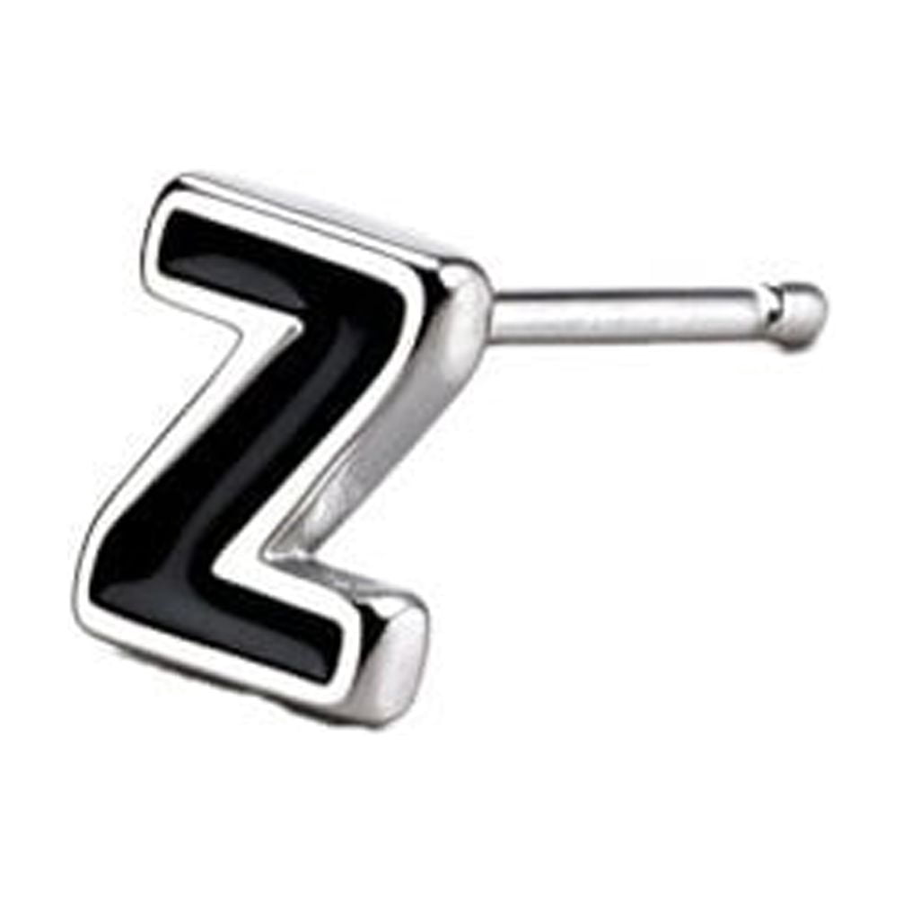 HIRPLIS Simple Enamel Letter Stud Earrings for Men Women Stainless ...