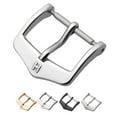 thumbnail image 1 of HIRSCH Classic Buckle for Watch Straps - Stainless Steel - Silver - 20mm, 1 of 5